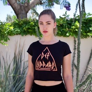 Official ‘Def Leppard’ Crop Top
